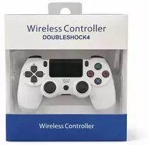 Žaidimų pultelis Belaidis žaidimų pultelis DS4 W ProGrip Baltas – tinka PS4, PC, Android ir iOS, spalva: balta
