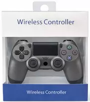 Žaidimų pultelis Belaidis žaidimų pultelis DS4 W ProGrip Steel juodas – tinka PS4, PC, Android ir iOS, spalva: pilka