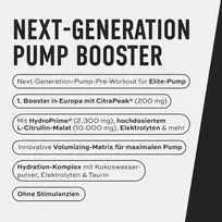 Pre-workout ESN Crank Pump Pro 2.0 450 g, be kofeino