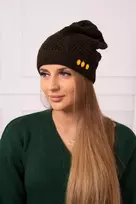Moteriška žieminė kepurė Maryna, rudos spalvos