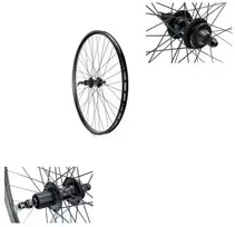 Galinis 28" dviračio ratas QR, juodas