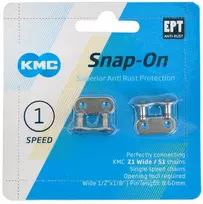 Grandinės sujungimas KMC Snap-On Wide EPT Sidabrinis