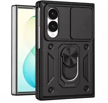Toptel „Slide Camera Armor“ dėklas „Samsung Galaxy Z Fold 8“, juodas