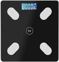 Svarstyklės Išmaniosios svarstyklės, juodos spalvos,180kg