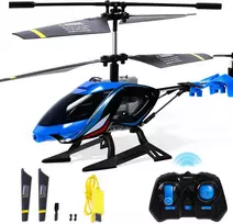 A ALPHA nuotoliniu būdu valdomas RC sraigtasparnis su LED apšvietimu, 2,4 GHz, EC858960