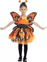 Spooktacular Creations mergaičių drugelio kostiumas su sparnais, 5–7 m., 20311-S