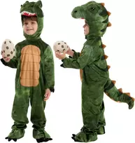 Spooktacular Creations vaikiškas T-Rex dinozauro kostiumas su gobtuvu ir uodega TM-WNF0-706U
