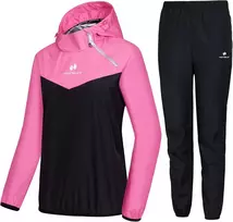 HOTSUIT moteriškas saunos sportinis kostiumas svorio mažinimui, 4XL, 6540904-PNK-4XL