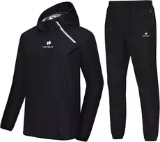 HOTSUIT vyriškas saunos kostiumas iš poliesterio, juodas, XXL, 5540904-BLK-2XL