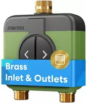 Išmanusis Laistymo Valdiklis - Meross MST200-EU 2 Zonų G3/4-14 IP66 Žalvarinės Jungtys 4×AA