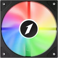 1STPLAYER FA1, 120 mm RGB korpuso ventiliatorius, juodas