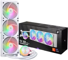 1STPLAYER TS1 360, 360 mm AIO procesoriaus aušintuvas, ARGB, baltas