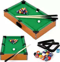 Mini biliardo stalas 50×30 cm pulo žaidimo rinkinys vaikams su priedais ECOTOYS