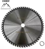 Universalus pjovimo diskas 60 dantys skersmens anga 25,4 mm plotis 255 mm storio 1,4 mm