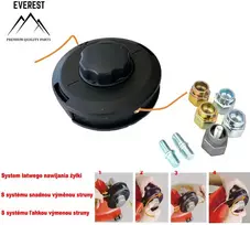 UNIVERSALI TRIMERIO PJOVIMO GALVA PRO, Ø130 MM, SU ADAPTERIAIS