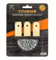 VEJOS ROBOTO PEILIUKAI TINKANTYS HUSQVARNA, GARDENA – 43 MM TITANO, 30 VNT.