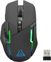 THE G-LAB Kult Caesium belaidė žaidimų pelė su USB ir RGB apšvietimu, 7200 DPI, KULT-CAESIUM