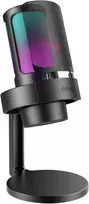 FIFINE MI1 stalinis kondensatorinis USB mikrofonas su RGB apšvietimu ir apsauginiu filtru