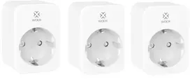 Išmanios Wi-Fi rozetės 3vnt., 3680W 16A, su energijos matavimu, TUYA / Smart Life, WOOX