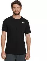 Vyriški marškinėliai Nike Nk Df Te Dfc Crew Solid juoda AR6029 010 (M)