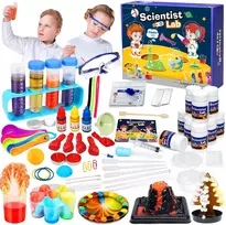 Chemijos eksperimentų rinkinys vaikams, apie 80 bandymų