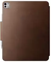 Nomad odinis folio dėklas, rudos spalvos Nomad oda - iPad Pro 13" M4, M5