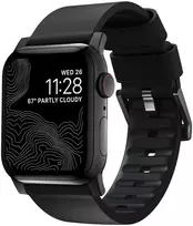 Dėklas Nomad Active Strap Pro, juodas - Apple Watch 49mm/46mm/45mm/44mm/42mm