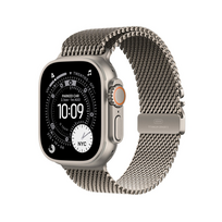 Apple Watch Ultra 3 Cellular 49mm Natural Titanium Case with Titanium Milanese Loop