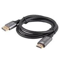 Lanberg Displayport(M)-HDMI(M) cable 1M 4K black and silver CA-DPHD-20CU-0010-BK