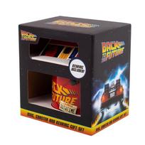 Back to the Future mug, coaster & keyring gift set