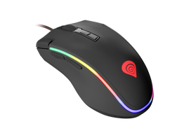GENESIS Krypton 700 RGB Gaming Mouse, Wired, Black