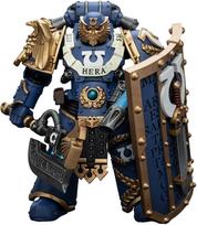 JOYTOY - Warhammer 40k Ultramarines Invictarus Suzerain Squad Suzerain 1  The Horus Heresy 1/18 Figurine (12 cm)