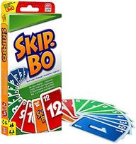 Mattel Games 52370 - Skip-Bo Card Game and Family Game Suitable for 2 - 6 Players, Game from 7 Years