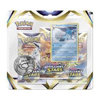 Pokemon TCG Sword & Shield 9 Brilliant Stars 3-Pack Blister