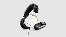 SteelSeries Arctis Pro + GameDAC Gaming Headset White Built-in Microphone