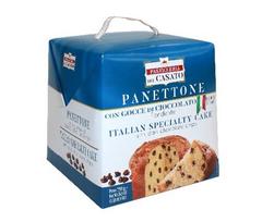 Itališkas PANETTONE pyragas su juodojo šokolado gabaliukais, 750 g
