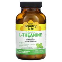 Country Life, L-Theanine, 100 mg, 60 Smooth Melts