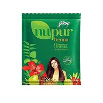 Nupur chna milteliai plaukų dažai 400g, oranžiniai, 1 vnt. green