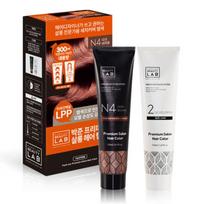 Parkjun grožio laboratorija Premium saloniniai plaukų dažai žiliems plaukams dengti, bendri plaukų dažai, tamsiai rudi, 1 vnt. black