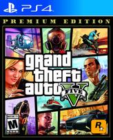 Grand Theft Auto V Premium Online Edition PlayStation 4 Standard Edition - (Import Version) white