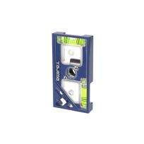 Tajima Sef System Detachable Spirit Level Electrician Level 93 Clear Blue SFDKL-C93B Magnet Belt Mountable Tool Drop Prevention mėlyna