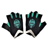 Bianchi Black x Summer Gloves Advance JP203R2101BKCK1 Gloves, Celeste, XS, black