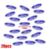 21mm Automobilio Nuotolinio Raktelio Emblema Logotipas Lipdukas Dekoracija Lipdukas Ford ST FOCUS 2 3 Mondeo Fiesta Kuga MK2 MK3 MK4 Ecosport Fusion