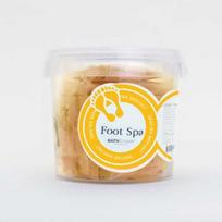 Bath Charm Foot Spa Foot Bath Lemon 25p, 750g, 1 piece beige