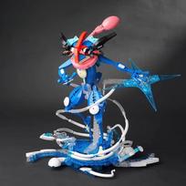 Keeppley Greninja Pokemon statybiniai kaladėlės Charizard Mewtwo Blastoise surinkimas 3D modelis Gyarados mini kaladėlės figūrėlės žaislai vaikams No Box