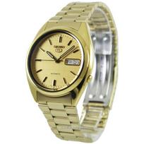 „Seiko 5“ automatinis auksinis ciferblatas SNXL72K1 SNXL72K vyriškas laikrodis auksas