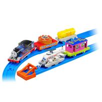 Takara Tomy Plarail Thomas 80th Anniversary of Thomas and Friends Original Publication Thomas and Harold Party Collection Train Train Toy Ages 3 and blue