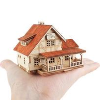 Šakelė Mini Kavinės Surinkimo Rinkinys Korėja 3D Dėlionė brown