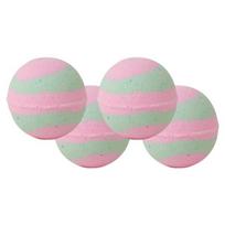New Year's Night Bath Salt Bubble Bath Bomb Bath Bomb Bubble Bar Strawberry 160g * 4 pink