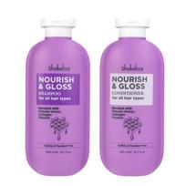 Coconut Shampoo and Conditioner Natural Castor Oil Hair Moisturizing Hydrating Sulfate and Paraben Free.300ml/10.1fl Oz., Manuka Honey Nourish pink